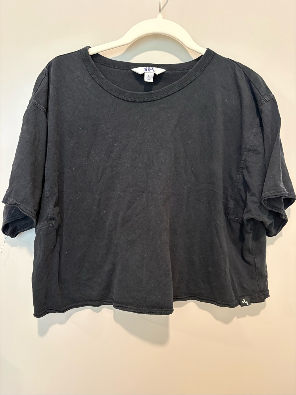 JoyLab Cropped Black Women’s Tee